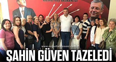 ŞAHİN GÜVEN TAZELEDİ