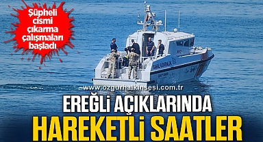 Şüpheli cismi çıkartma çalışmaları başladı