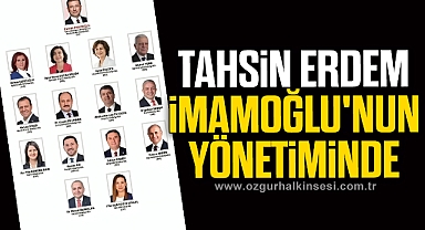 Tahsin Erdem, İmamoğlu'nun yönetiminde