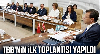 TBB'nin ilk toplantısı yapıldı