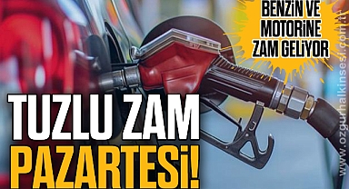 TUZLU ZAM PAZARTESİ!