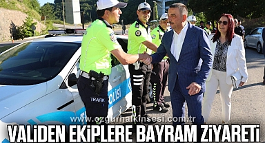 VALİDEN EKİPLERE BAYRAM ZİYARETİ