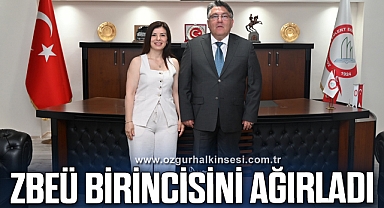 ZBEÜ birincisinden Rektör Özölçer’e ziyaret