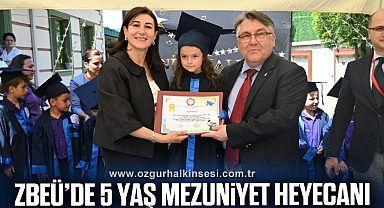ZBEÜ’de 5 Yaş Mezuniyet Heyecanı