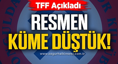 Zonguldak Kömürspor resmen küme düştü!