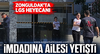 Zonguldak'ta LGS heyecanı
