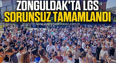 Zonguldak'ta LGS sorunsuz tamamlandı