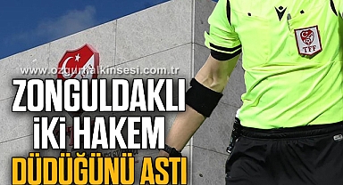 Zonguldaklı iki hakem düdüğünü astı