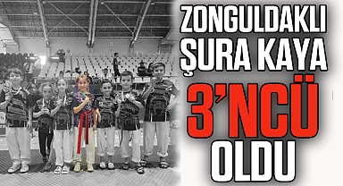 Zonguldaklı Şura Kaya 3’ncü oldu