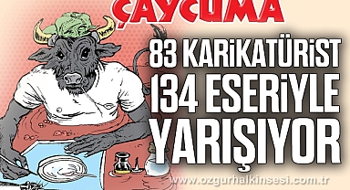 83 karikatürist 134 eseriyle yarışıyor