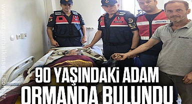 90 YAŞINDAKİ ADAM ORMANDA BULUNDU