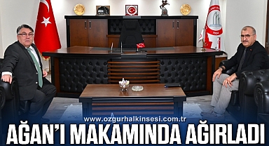 Ağan’dan Rektör Özölçer’e ziyaret