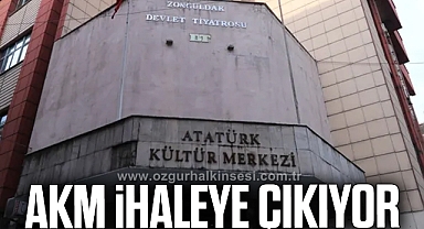 AKM İHALEYE ÇIKIYOR