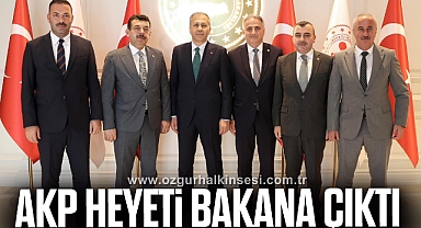 AKP HEYETİ İÇİŞLERİ BAKANINA ÇIKTI