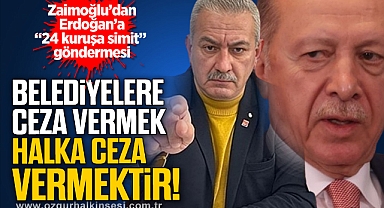 “BELEDİYELERE CEZA VERMEK HALKA CEZA VERMEKTİR”