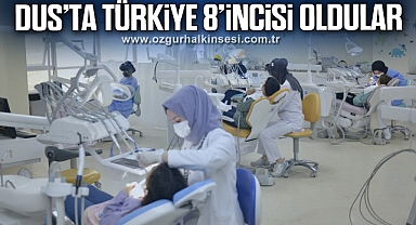 BEUN Diş Hekimliği Fakültesi DUS'ta Türkiye 8'incisi Oldu