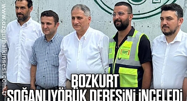 BOZKURT, SOĞANLIYÖRÜK DERESİNİ İNCELEDİ