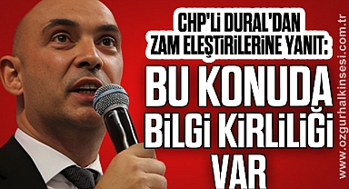 “BU KONUDA BİLGİ KİRLİLİĞİ VAR