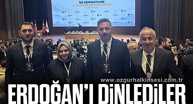 ÇAĞLAYAN MEVKİDAŞLARIYLA ERDOĞAN'I DİNLEDİ