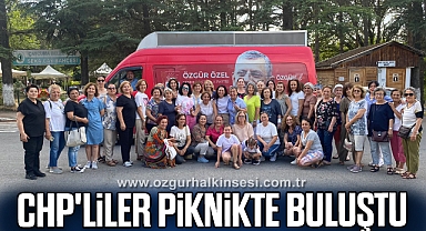 CHP'LİLER PİKNİKTE BULUŞTU
