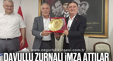 DAVULLU ZURNALI İMZA ATTILAR
