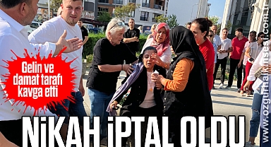 GELİN VE DAMAT TARAFI KAVGA ETTİ... NİKAH İPTAL OLDU