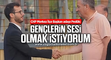 GENÇLERİN SESİ OLMAK İSTİYORUM