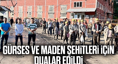 GÜRSES VE MADEN ŞEHİTLERİ İÇİN DUALAR EDİLDİ