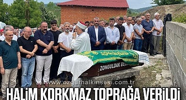 Halim Korkmaz toprağa verildi
