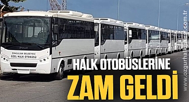 HALK OTOBÜSLERİNE ZAM GELDi