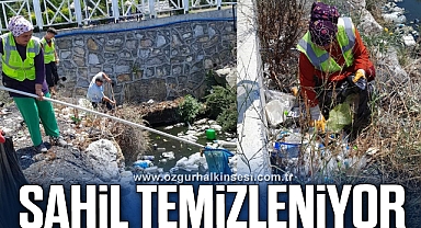 KOZLU SAHİLİNDE TEMİZLİK