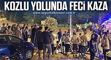 KOZLU YOLUNDA FECİ KAZA
