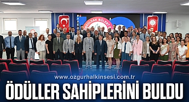 ÖDÜLLER SAHİPLERİNİ BULDU