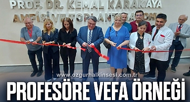 Profesöre vefa örneği