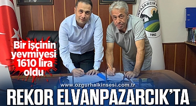 Rekor Elvanpazarcık'ta