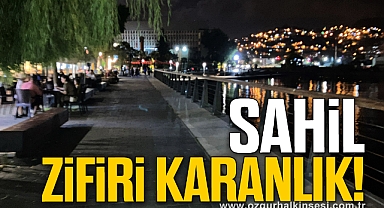 SAHİL ZİFİRİ KARANLIK!