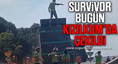 Survivor bugün Kızılkum’da çekildi