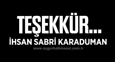 TEŞEKKÜR