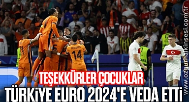 Türkiye EURO 2024'e veda etti