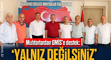 ‘YALNIZ DEĞİLSİNİZ’