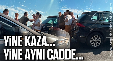 YİNE KAZA... YİNE AYNI CADDE...