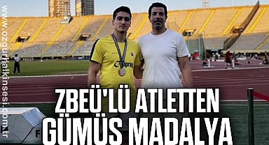 ZBEÜ'lü atletten gümüş madalya