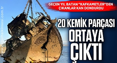 20 KEMİK PARÇASI ORTAYA ÇIKTI!
