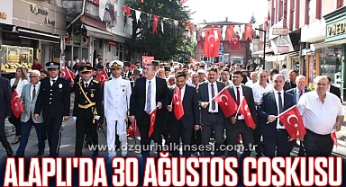 Alaplı'da 30 Ağustos Zafer Bayramı törenle kutlandı