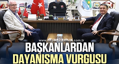 Başkanlardan dayanışma vurgusu
