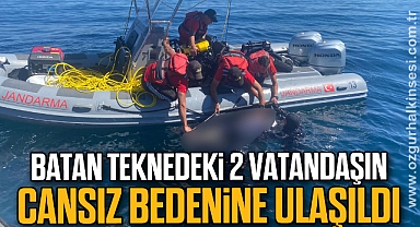 Batan teknedeki 2 vatandaşın cansız bedenine ulaşıldı