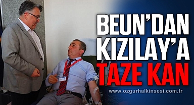 BEUN'DAN KIZILAY’A TAZE KAN