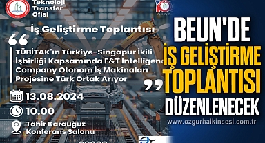 BEUN'de iş geliştirme toplantısı düzenlenecek