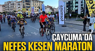 Çaycuma’da Bitinya MTB Dağ Bisikleti Maratonu başarıyla tamamlandı