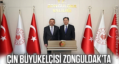 ÇİN BÜYÜKELÇİSİ ZONGULDAK'TA